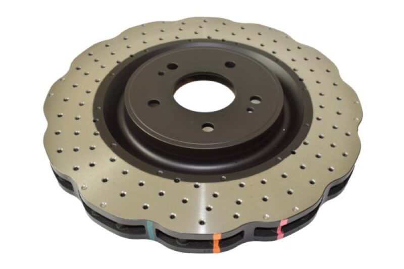DBA Front 4000 Series Drilled Wavey Brake Rotor | Audi A3 (06) (DBA42806WXD)