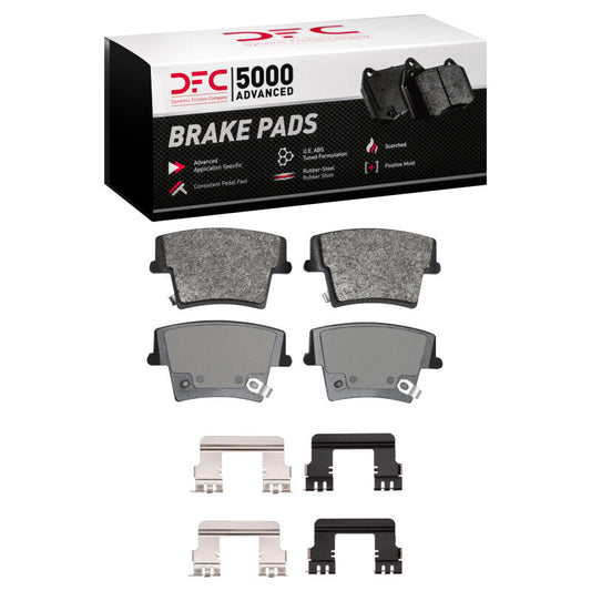 DFC Rear Brake Pads & Hardware Kit: Dodge Charger (06-14)