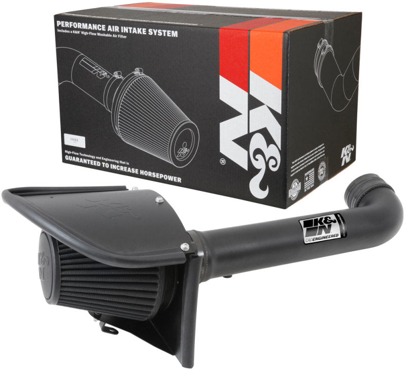 K&N 71-1566 Intake Kit for Jeep Wrangler 12-18 3.6L V6