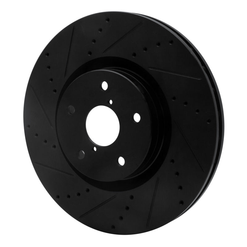 R1 Drilled & Slotted Front Rotor | Subaru WRX STI (ECB-13016L)
