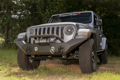 Rugged Ridge 11548.41 Spartan Front Bumper With Overrider For Jeep Wrangler