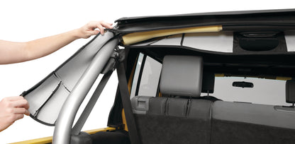 Bestop 80025-35 Sport Bar Pad & Cover Set Black Diamond for 07-18 Jeep JK 4DR