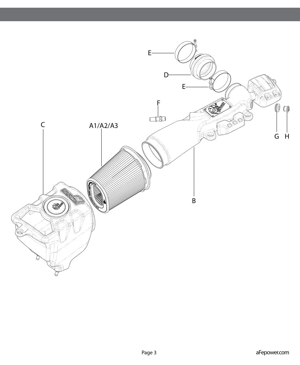 aFe Momentum GT Cold Air Intake | Jeep Wrangler JL V6 3.6L (18+) (75-76217)