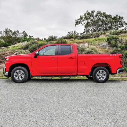 Westin 20-13715 Outlaw Nerf Step Bars for 14-19 Silverado/Sierra Double Cab