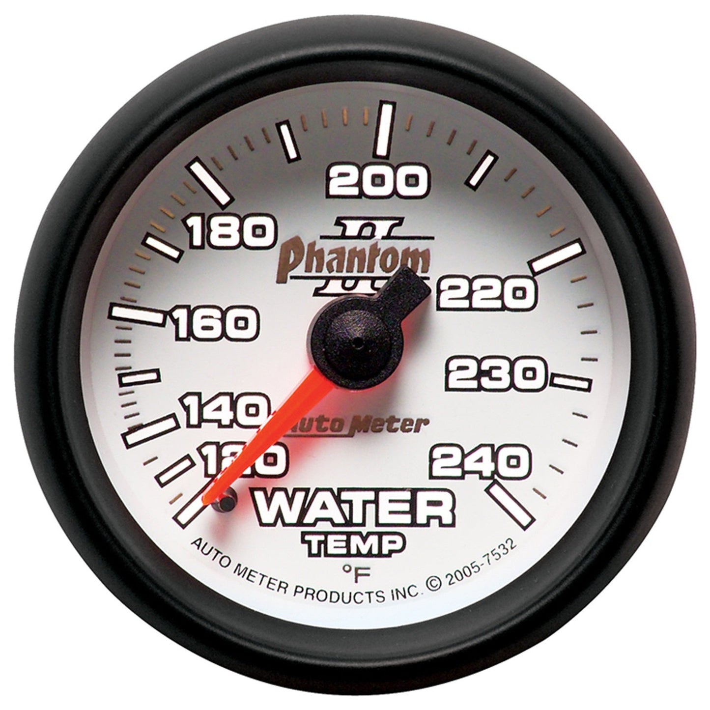AutoMeter Phantom II 2-1/16in 120-240 Degree F Mechanical Water Temp Gauge (7532)