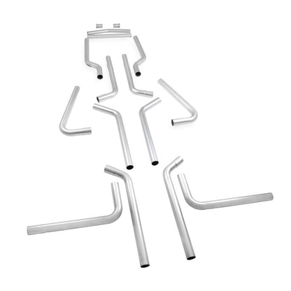 Flowmaster U-FIT 2.25in Aluminized Steel Dual Kit For Universal (15935)