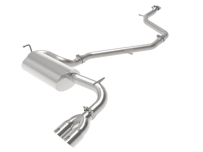 aFe Takeda 2.5in 304 SS Cat-Back Exhaust w/ Polished Tip | Toyota C-HR (18-21) (49-36044-P)