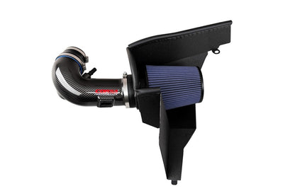 CORSA Black, Forged / Carbon Fiber Air Intake | 2018-2023 Ford Mustang GT 5.0L V8 (44006)