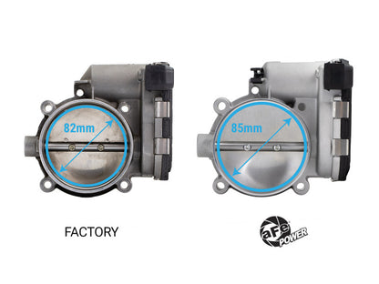 aFe 46-39120 Throttle Body 85mm for Porsche 911 05-19 (997/991) H6-3.4L/3.6L/3.8L/4.0L