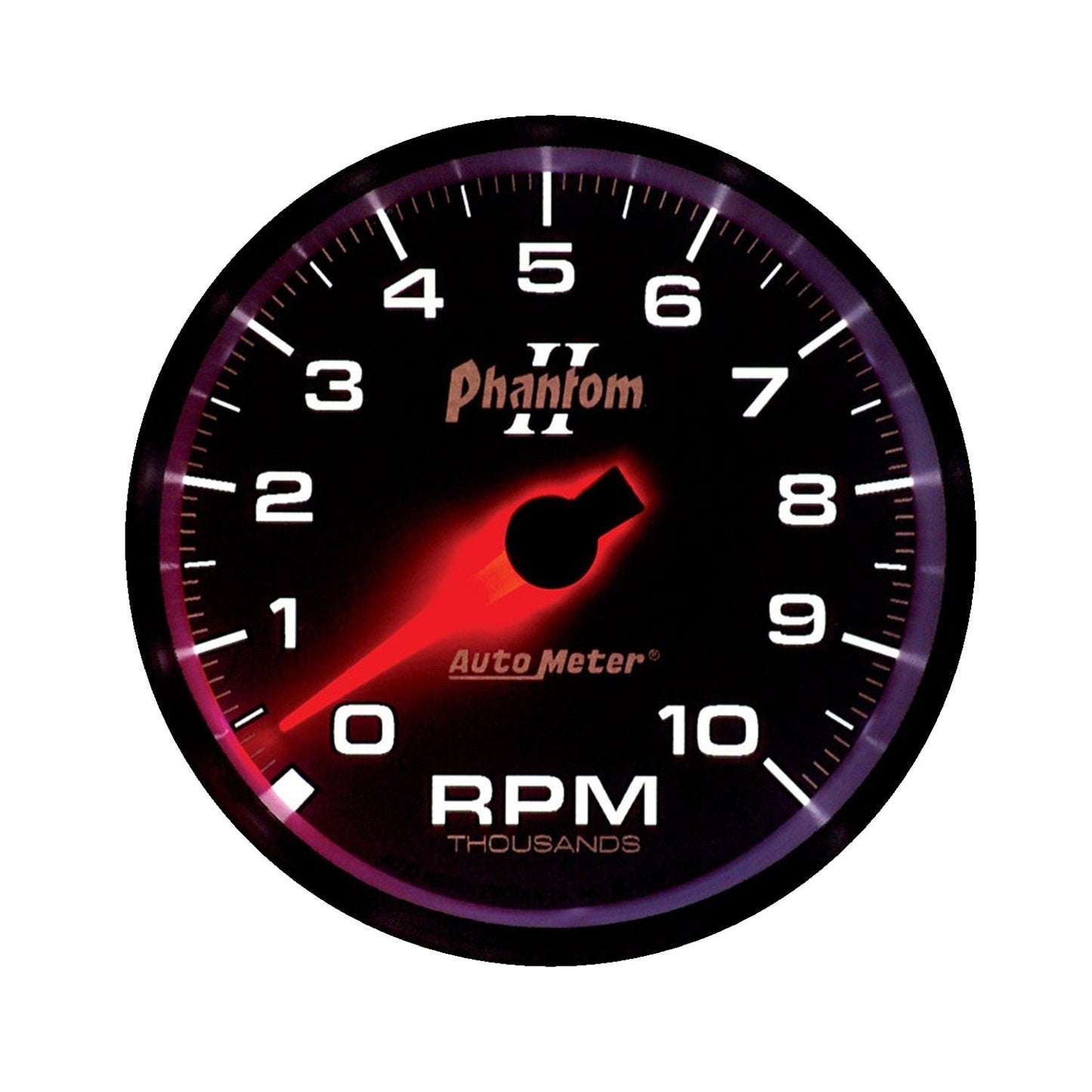 AutoMeter Phantom II 3-3/8in 10000 RPM In-Dash Tachometer (7597)