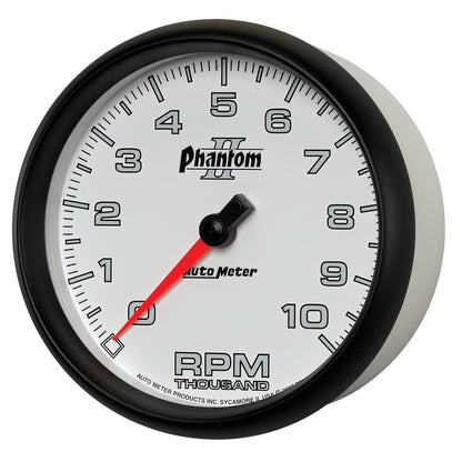 AutoMeter Phantom II 5in Electrical 10K RPM In-Dash Tachometer (7598)