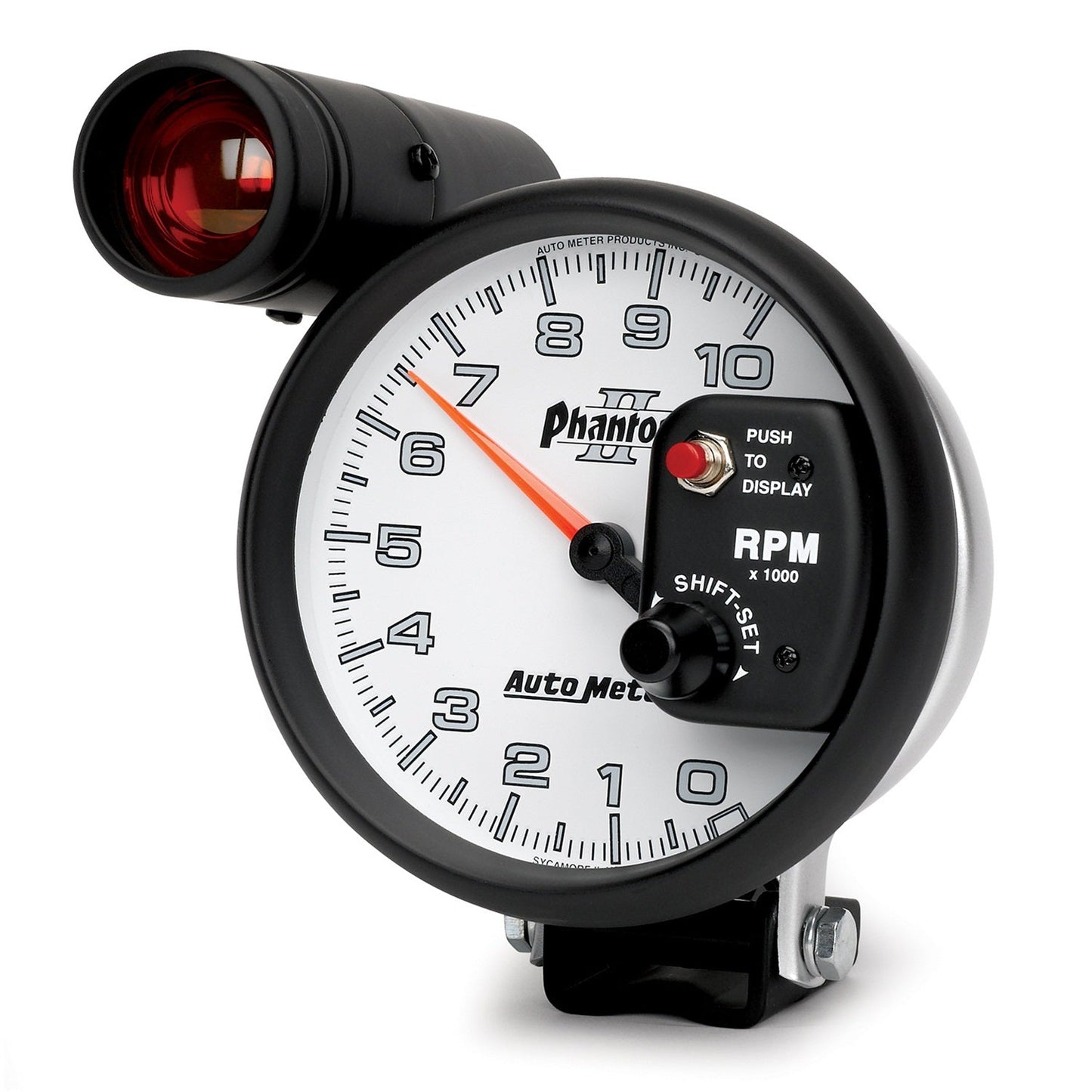 AutoMeter 5 inch Pedestal Mount 10000 RPM Shift-Lite Tachometer (7599)