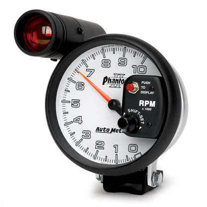 AutoMeter 5 inch Pedestal Mount 10000 RPM Shift-Lite Tachometer (7599)
