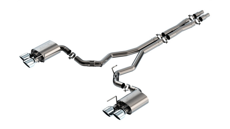 Borla CF ATAK Cat-Back Exhaust | Ford Mustang Dark Horse (24) (140965)