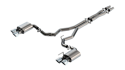 Borla CF ATAK Cat-Back Exhaust | Ford Mustang Dark Horse (24) (140965)