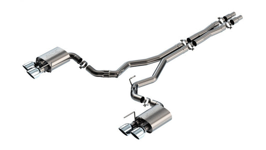 Borla CF ATAK Cat-Back Exhaust | Ford Mustang Dark Horse (24) (140965)