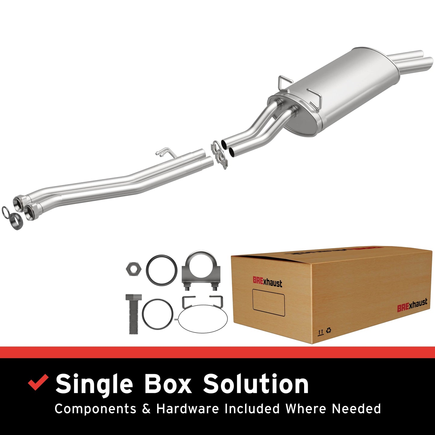 BRExhaust 1987-1993 BMW Direct-Fit Replacement Exhaust System