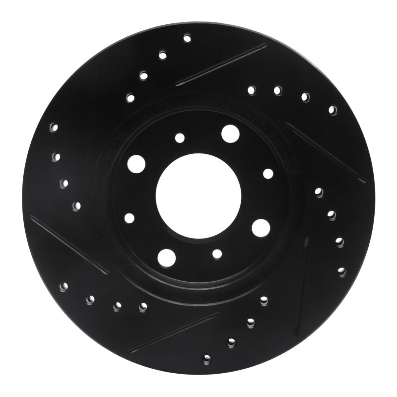R1 90-00 Honda Civic Hatchback Drilled & Slotted Front Rotor | 83-00 (ECB-59018R)