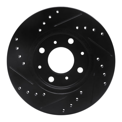 R1 90-00 Honda Civic Hatchback Drilled & Slotted Front Rotor | 83-00 (ECB-59018R)