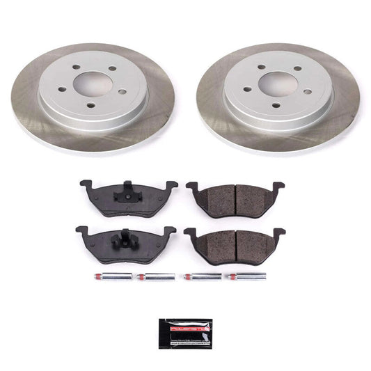 PowerStop 05-08 Mercury Mariner Rear Semi-Coated Rotor Kit (SC4585)