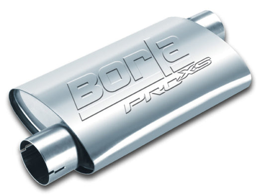 Borla Pro-XS Oval 2.5in Offset Muffler | Universal (400490)