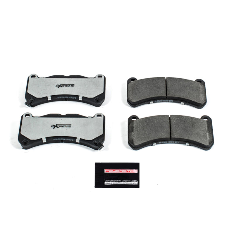 Power Stop Front Z26 Extreme Street Brake Pads w/Hardware | 2013-2014 Ford Mustang (Z26-1365)