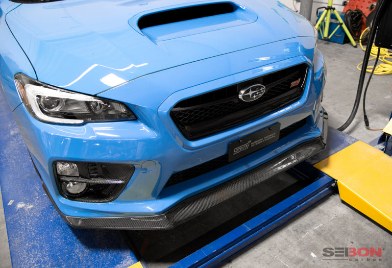 Seibon MB1-Style Carbon Fiber Front Lip | Subaru Impreza / WRX (07-21) (FL15SBIMP-MB1)