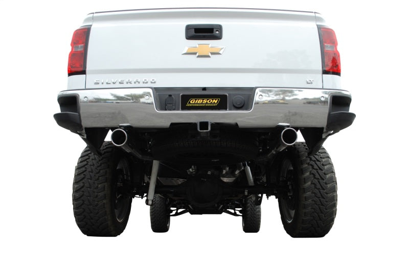 Gibson 3.5in/2.25in Dual Split Cat-Back Exhaust | Chevrolet Silverado 1500 LTZ (14-18) 6.2L