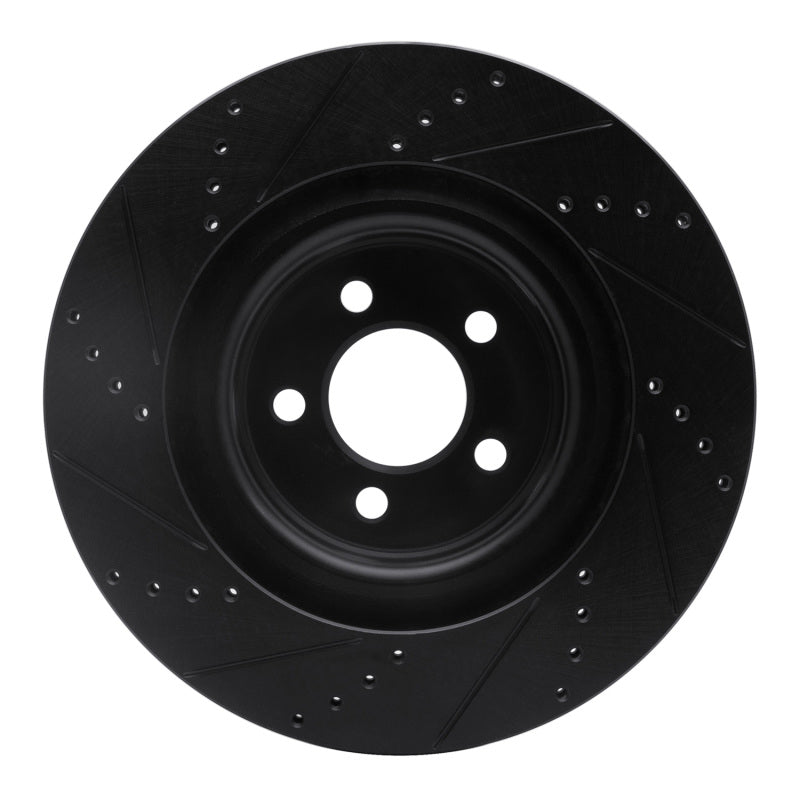 DFC D&S Black Brake Rotor (FRONT RIGHT): Chrysler 300 (05-23)