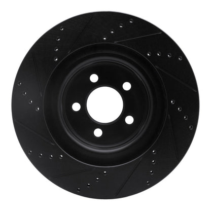 DFC D&S Black Brake Rotor (FRONT RIGHT): Chrysler 300 (05-23)
