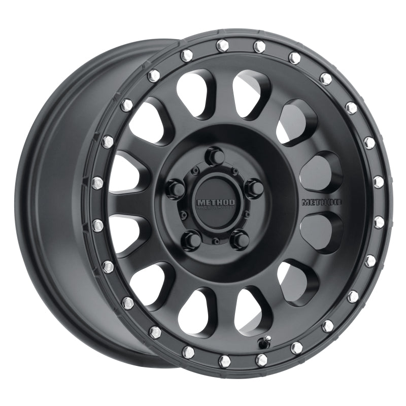 (set of 4) Method MR315 Matte Black | 17x8.5" +0mm | 5x5in Wheel