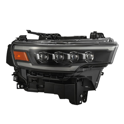AlphaRex 880891 NOVA Quad LED Projector Headlights Black Ram 1500 25-26