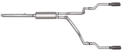 Gibson 2.5in Dual Split Cat-Back Exhaust | Dodge Dakota Laramie 05-07 (66539)
