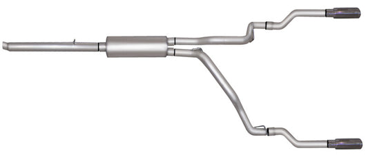 Gibson 2.5in Dual Split Cat-Back Exhaust | Dodge Dakota Laramie 05-07 (66539)