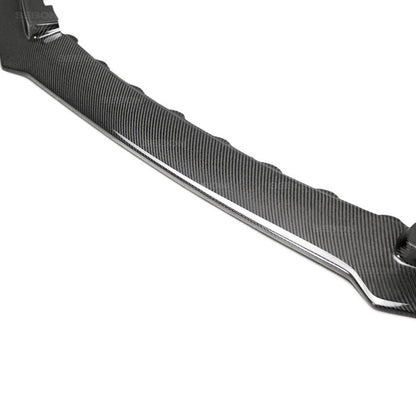 Seibon TA-Style Gloss Carbon Fiber Front Bumper Lip | Honda Civic Type-R (17) (FL17HDCVR-TA)