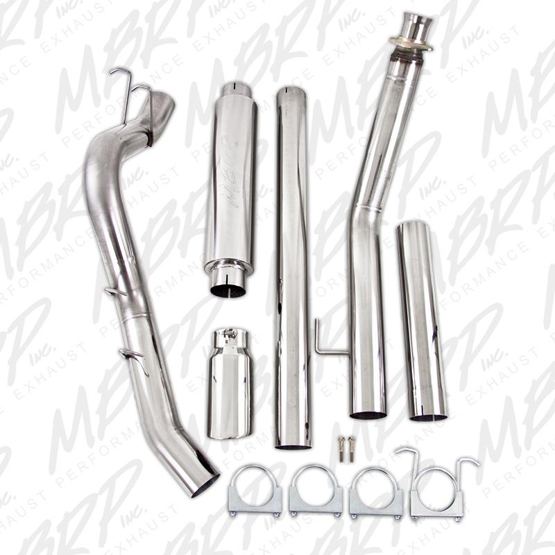MBRP Turbo Back Single Side Exhaust | Dodge Ram 2500/3500 Van (94-02) (S6100304)