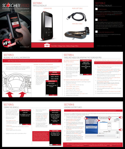 aFe SCORCHER PRO Perf Programmer | RAM 2500/3500 Cummins L6-6.7L Diesel (19-21) (77-32004)