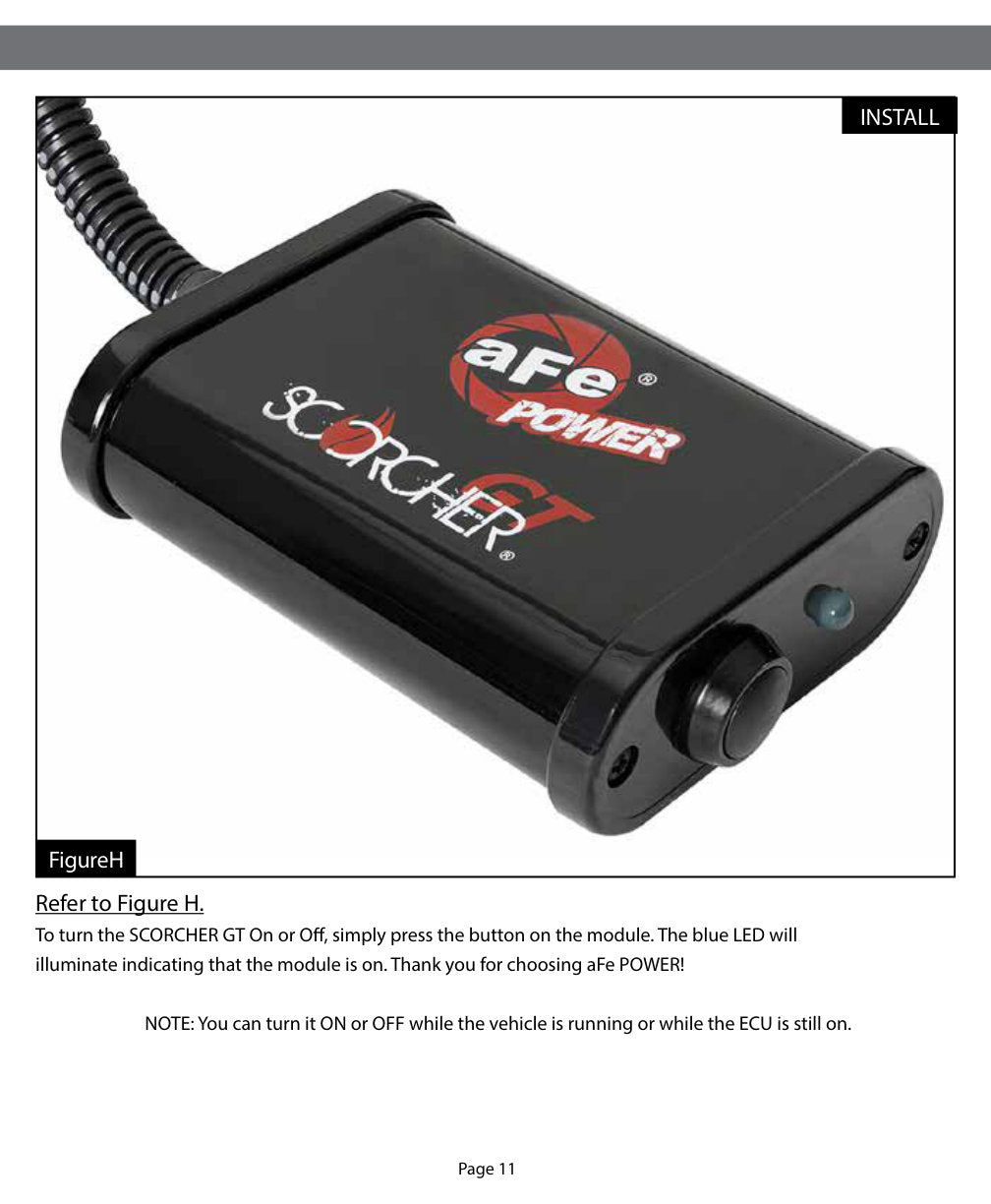 aFe Scorcher GT Module | Dodge Challenger/Charger V6 3.6L (11-19) (77-42011)