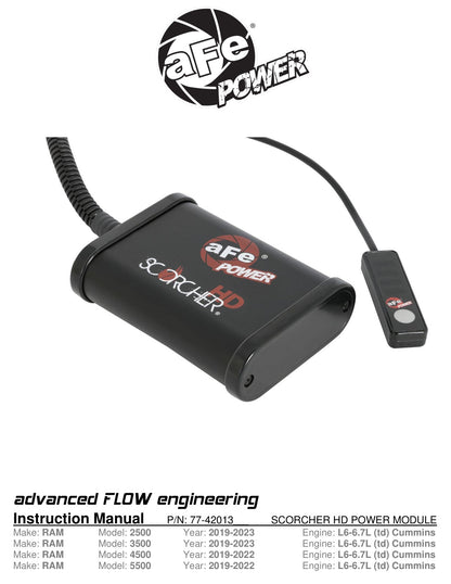 aFe Scorcher HD Module 19-21 Ram 1500/DT 6.7L | (77-42013)
