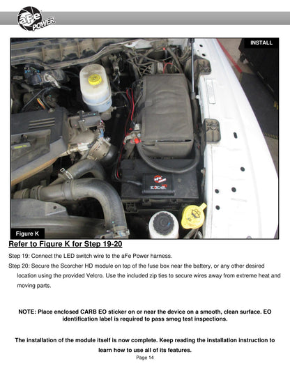 aFe Scorcher HD Module 19-21 Ram 1500/DT 6.7L | (77-42013)