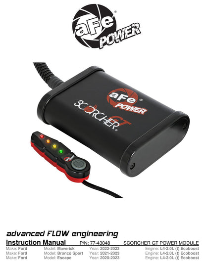 aFe Scorcher GT Module | Ford Escape/ Bronco Sport/ Maverick (21-26) (77-43048)