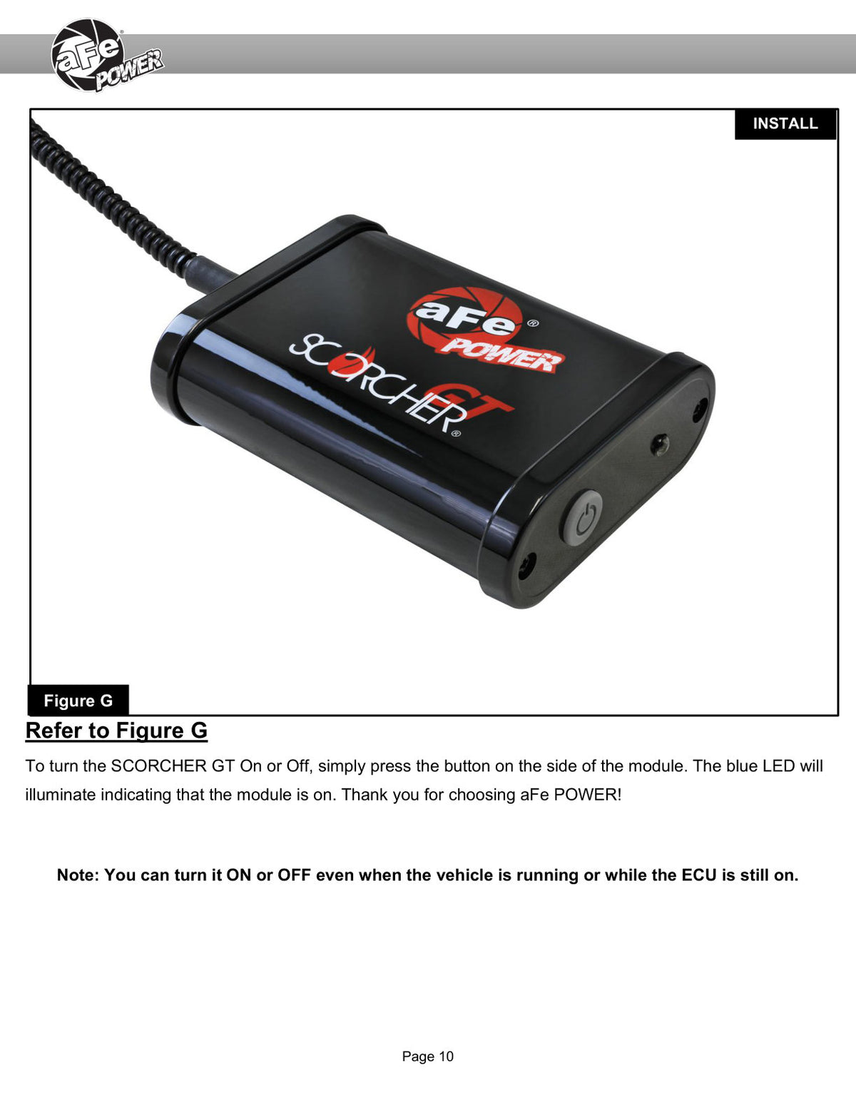 aFe 77-44019 V8-5.3L SCORCHER GT Power Module For GM Trucks