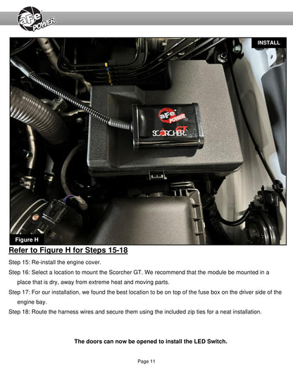 aFe 22+ Toyota Land Cruiser J300 V6 3.5L Scorcher GT Module (77-46005)