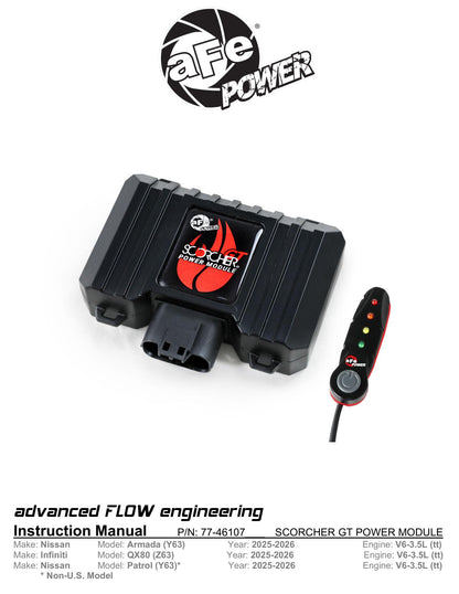 aFe 77-46107 Power Module For Nissan Armada/Patrol 25-26