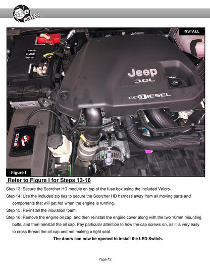 aFe SCORCHER HD Module | Jeep Wrangler/Gladiator, Dodge 1500/ RAM 1500/ TRX (77-46207)