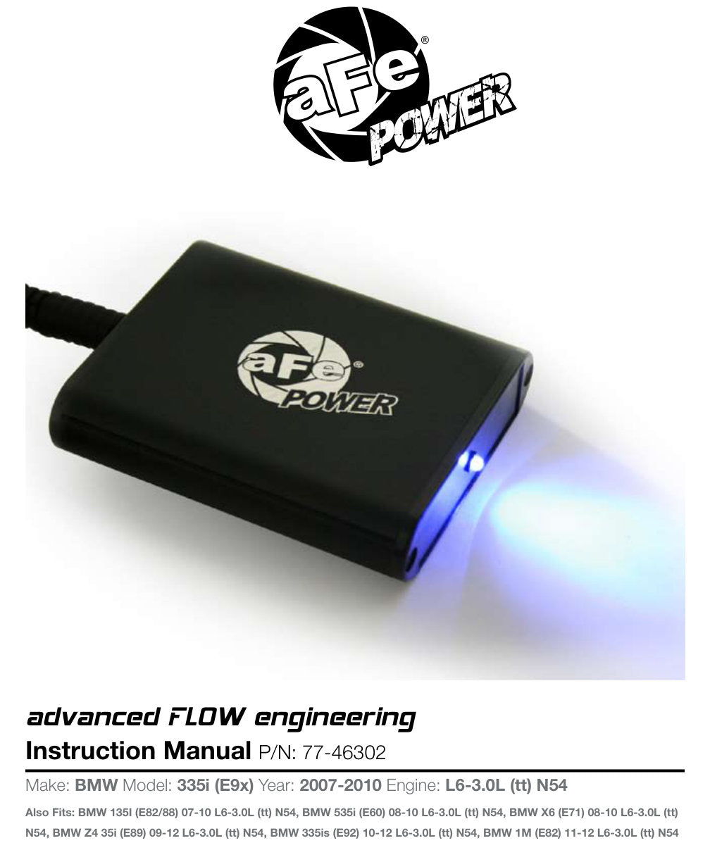 aFe Scorcher Module | BMW 3 Series E90/E91/E92/E93, 5 Series E60/E61, Z4 (07-15/09-17) (77-46302)