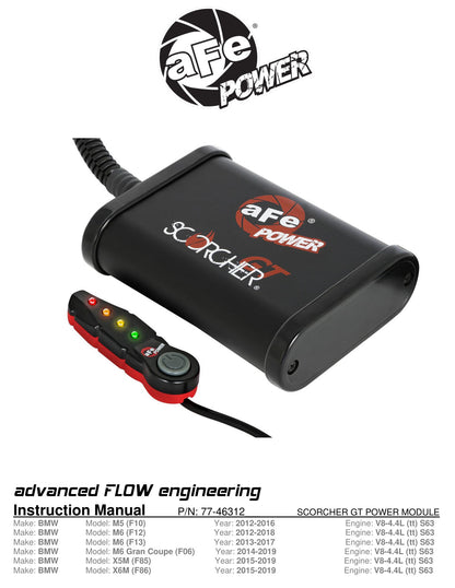 aFe Scorcher GT BMW M5/F10 V8 4.4L Power Module (77-46312)