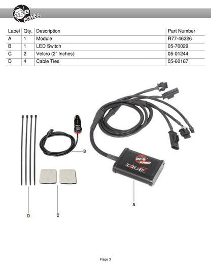 aFe 3.0L Scorcher GT Power Module | BMW M3 G80 / M4 G82/G83 (16-24) (77-46326)