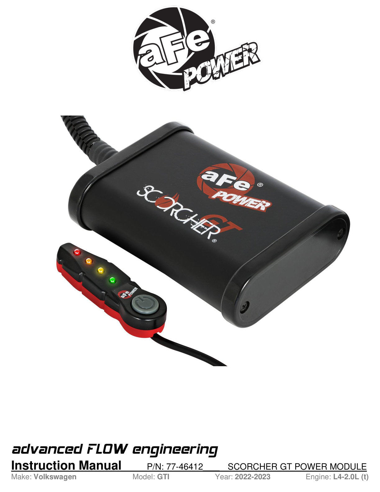aFe Scorcher GT Module | VW GTI 20-26 (77-46412)