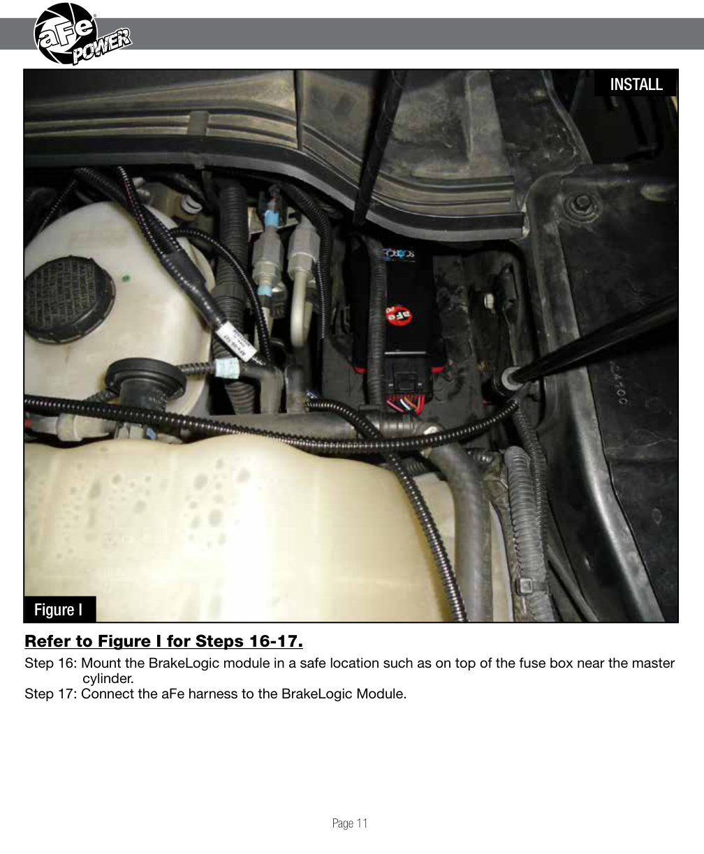 aFe BrakeLogic Exhaust Brake Controller Module | Ford Diesel Trucks V8-6.7L (11-16) (77-63002)